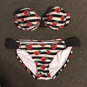 Pin Up /Rockabilly Rose Bikini